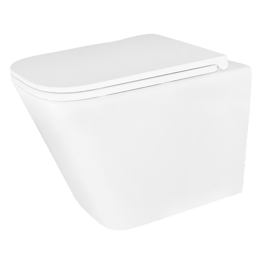 Унитаз подвесной безободковый Azario Teramo сиденье микролифт AZ-0052-UQ3 cкрытое торнадо