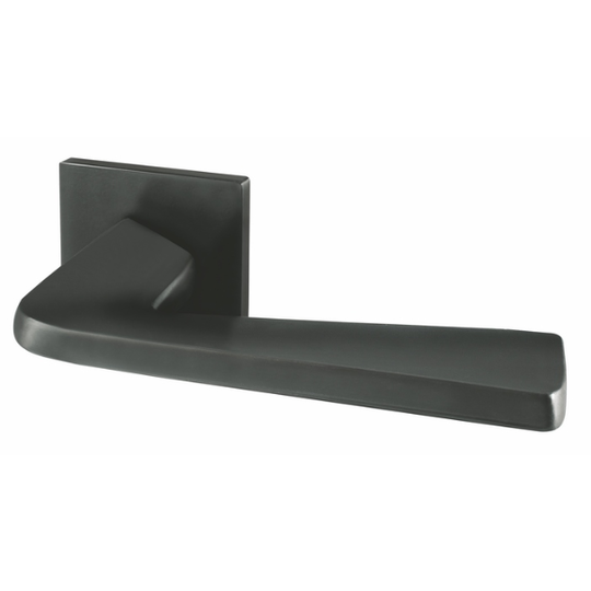 Дверная ручка на тонкой розетке Armadillo Urban Slim K.USS52.TORSO BL-26 черная