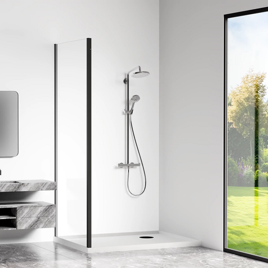 Боковая панель Bas Cube SP-100-C-B 100x190 черный профиль