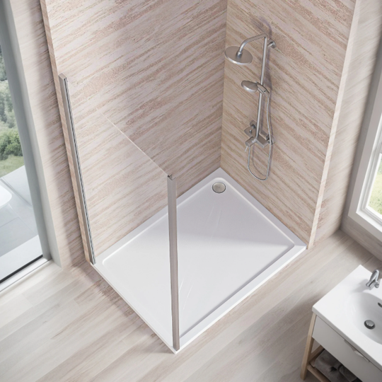 Боковая панель Bas Lite SP-70-C-CH 70x190 профиль хром