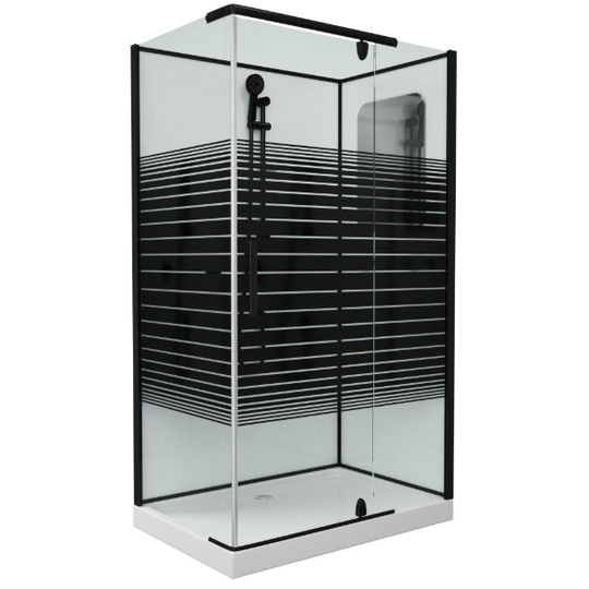 Душевая кабина Grossman GR272QL/R 120x80x205 без крыши стекло с рисунком