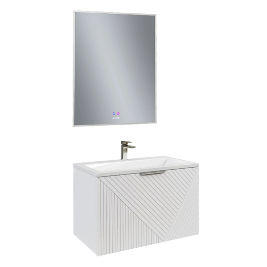 Комплект мебели для ванной Grossman Блисс 60 белый матовый