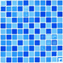 Мозаика стеклянная Bonaparte Blue wave-1 30х30
