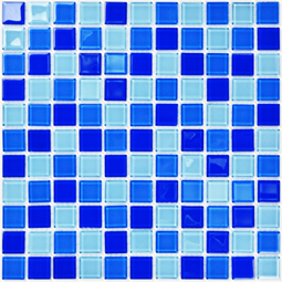 Мозаика стеклянная Bonaparte Blue wave-2 30х30