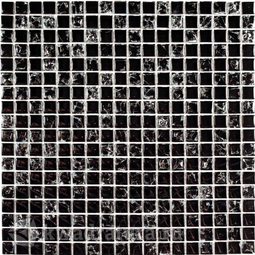Мозаика стеклянная Bonaparte Strike black 30x30