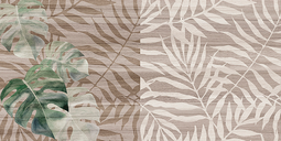 Настенная плитка Laparet Organic табачный узор 20x40 см