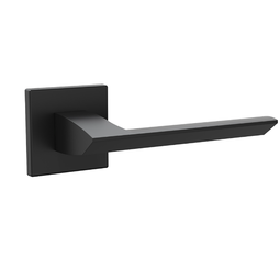 Дверная ручка на тонкой розетке Punto K.ARC.Q52.BLADE BL-24 черная
