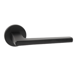 Дверная ручка на тонкой розетке Punto R.EST.R52.SELECT BL-24 черная