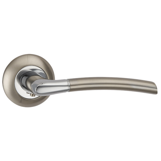 Дверная ручка Punto R.TL54.ARDEA SN/CP-3 матовый никель/хром