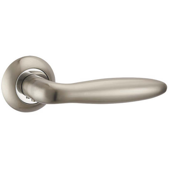 Дверная ручка Punto R.TL54.BASIS SN/CP-3 матовый никель/хром