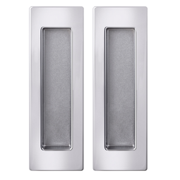 Ручка для раздвижной двери прямоугольная хром