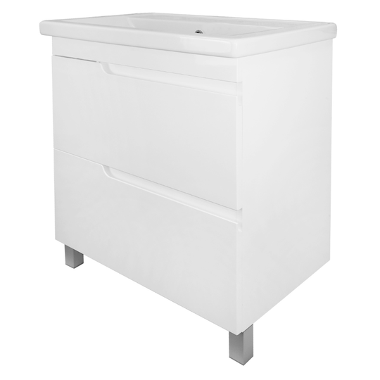 Тумба с раковиной Azario Kantri 70/2Н белый