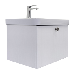 Тумба с раковиной Comforty Истра 60П ясень беленый