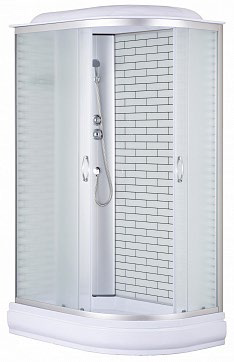 Душевая кабина Aquarius ЕСО-31 white 120x80x215 L/R белый кирпич